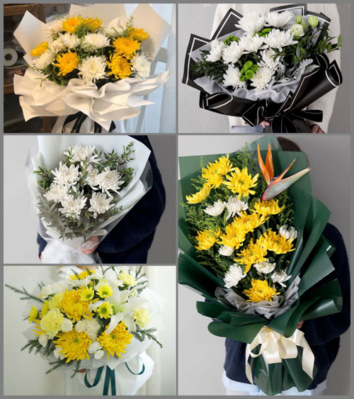 福建漳州漳浦县石榴镇白事花束代送